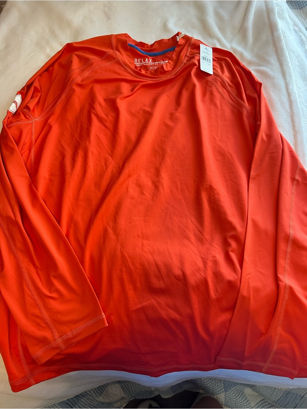 Tommy Bahama Long-Sleeve Performance Shirt - Orange
